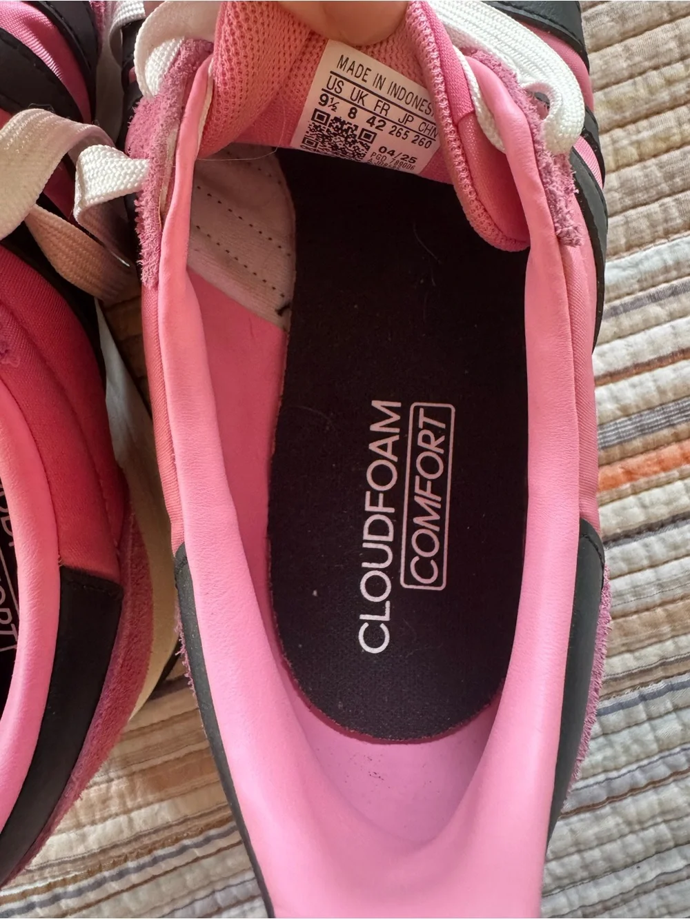 Adidas Women’s Pink Retro Runner Sneakers